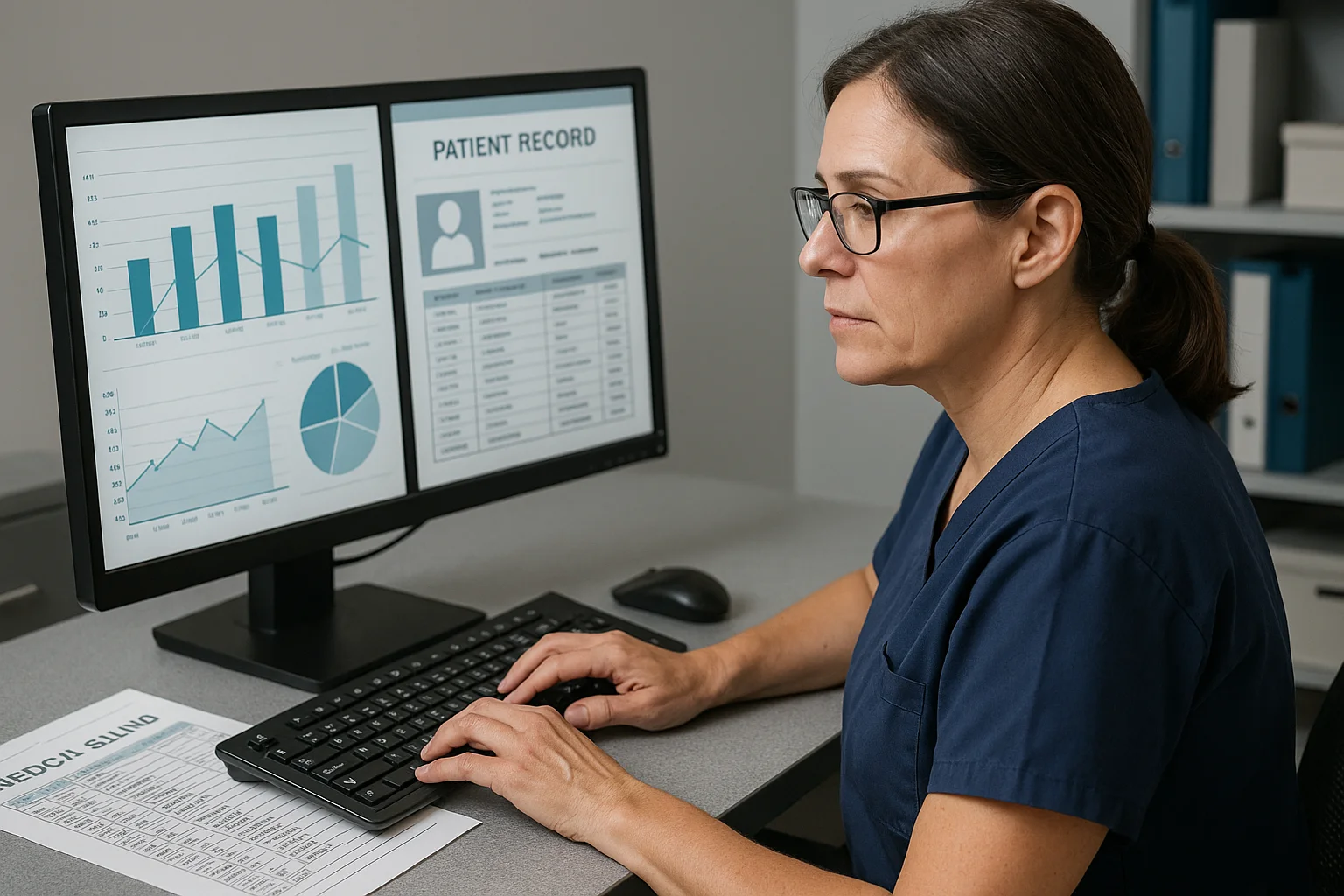 A medical billing and coding